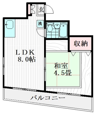 ヴィラ林の物件間取画像